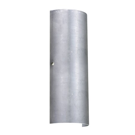 Besa Lighting Torre 18 Wall Sconce, Silver Foil, Polished Nickel Cap Finish, 2x8W LED 8193SF-LED-PN